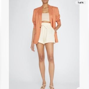 A.L.C. BILLY II 100 % LINEN SHORT NEW WITH TAG RETAIL $275